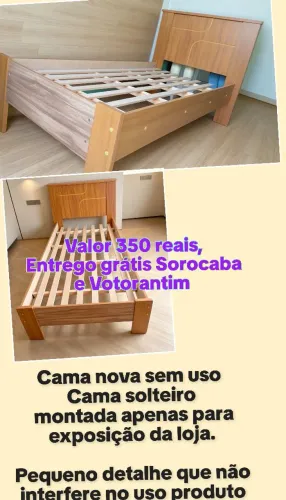 Cama solteiro 