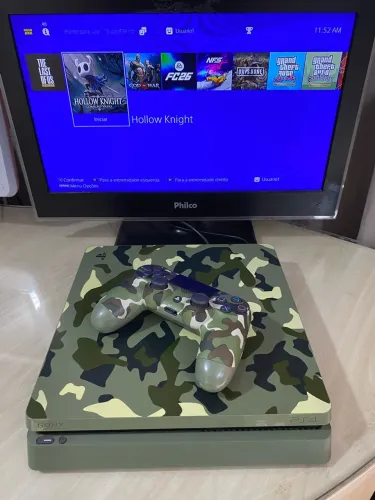 Ps4 Slim Gold Hen 1 Tera Edição limitada COD WWII