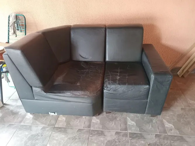 Sofa de canto para reforma falta umas parte