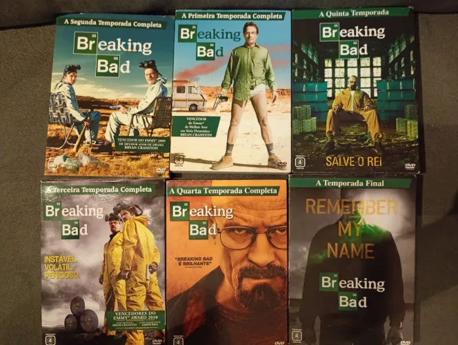 Breaking bad dvds completo original 