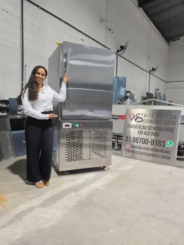 Ultracongelador Industrial de Alta Capacidade 40kg por Ciclo