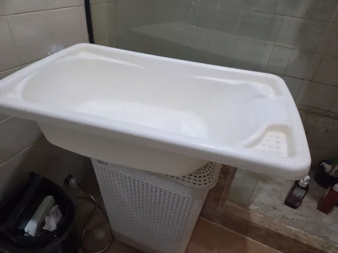 Banheira de plástico