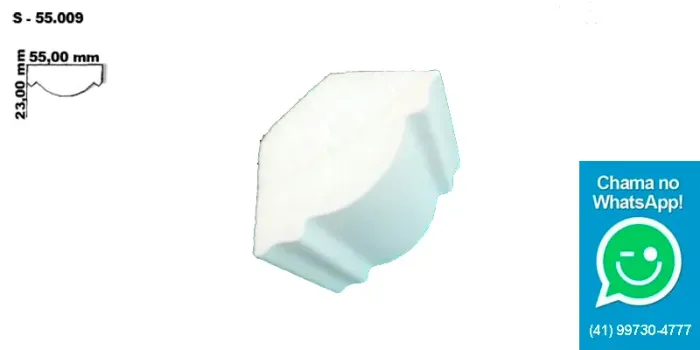 Sanca de Isopor com Gesso