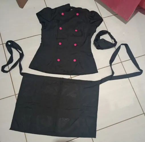 Dólmã para fotos, chefes de cozinha, confeiteiras e para quem ama cozinhar.