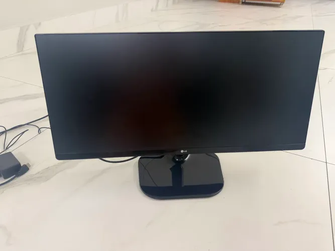 Monitor Lg 25 Ultrawide 25um58-p Full-hd 21:9 Colorido Preto