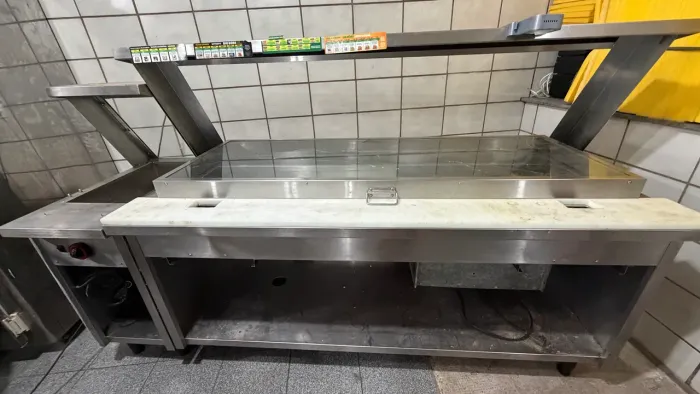 Balcão pista codimentadora 