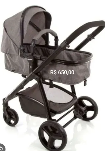 Carrinho de bebê c/ Moisés