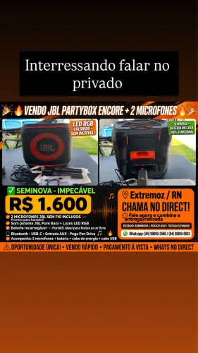 Vendo caixa JBL