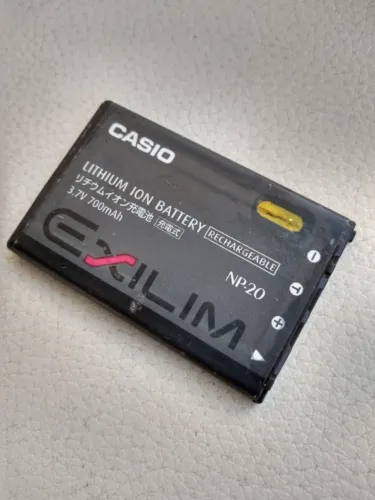Bateria original de lítio para câmera digital Casio NP-20