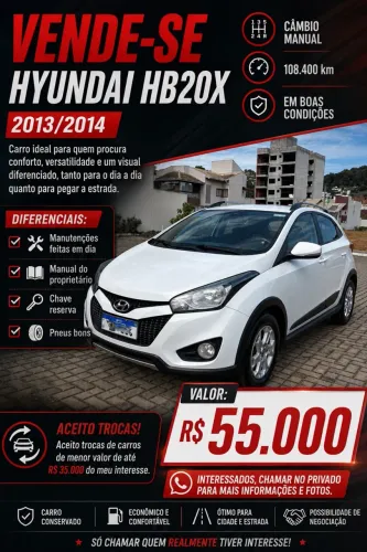 Hyundai HB20X Premium 1.6 Flex 16V Mec. 2014
