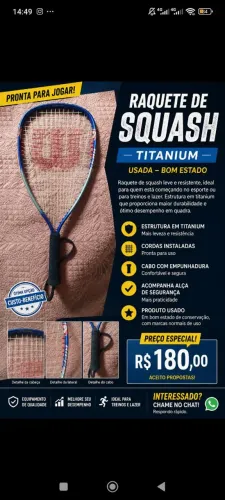 Raquete Wilson Titanium