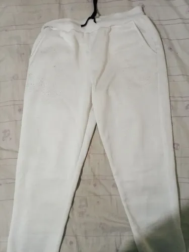 Calça moletom branca semi-usada