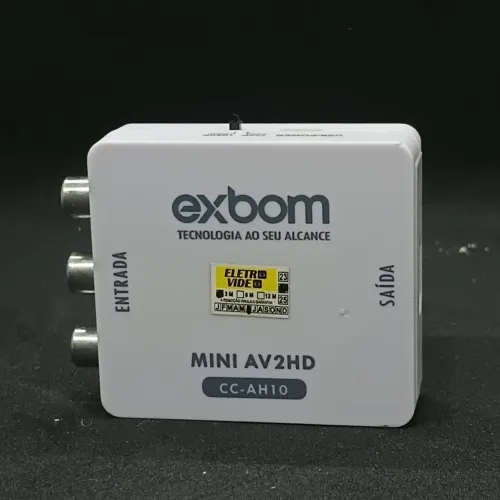 Conversor AV para HDMI Exbom Mini AV2HD CC-AH10