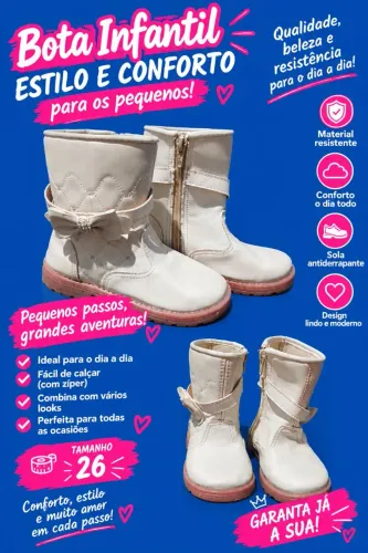 Bota infantil