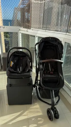 Carrinho de Bebê com Bebê Conforto Safety 1st - Travel System Mobi Reserva