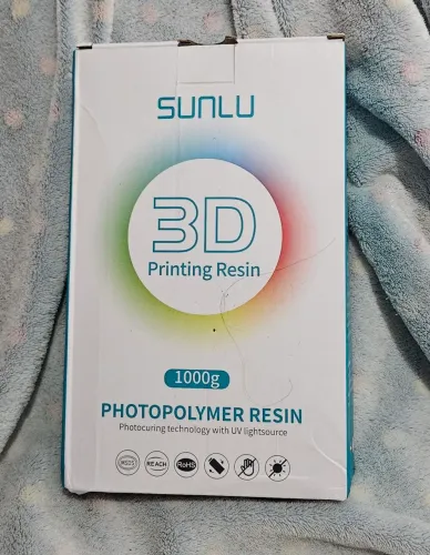 Impressão 3D LCD Sunlu fotopolímero resina 1K padrão verde escuro sólido
