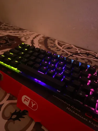 Teclado Gamer Mecânico 60% Rgb Switch Blue Fps