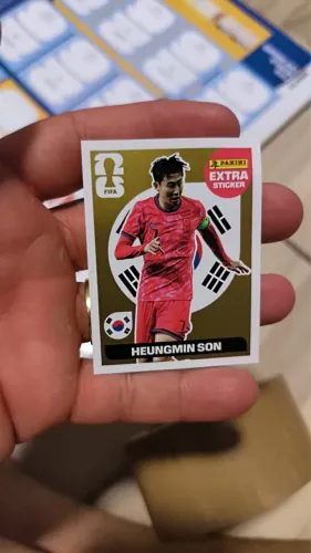 Figurinha Extra Legend Ouro Heungmin Son copa 2026