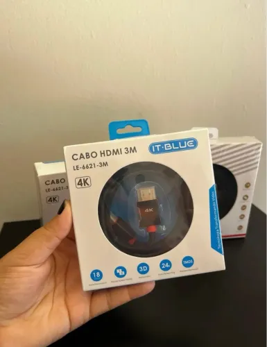 Cabo HDMI blindado 4k 3M