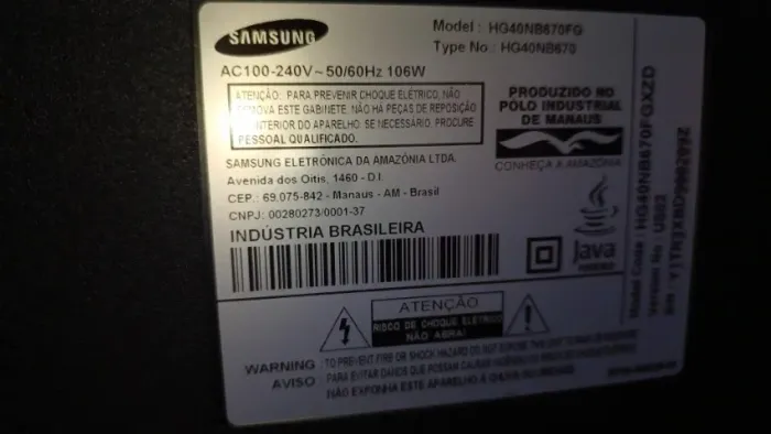 TV Samsung 39