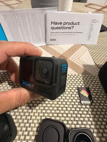 Gopro 13 black com lente reserva e acessório