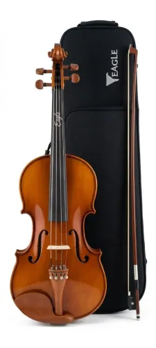 Violino Eagle 4/4 Profissional / Estudante + Estojo Térmico Luxo - Impecável!