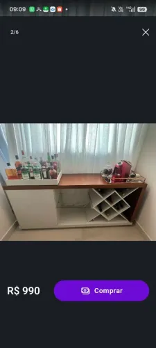 Buffet Adega Madeira maciça 