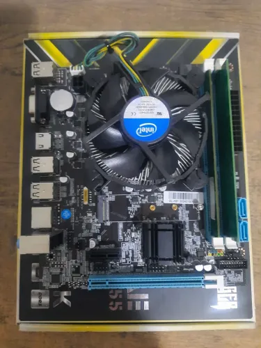 Kit Placa Mãe I3-3240, 8gb ddr3
