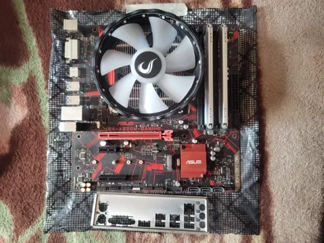 Kit Amd AM4 Ryzen 5 5600x + Cooler Gamer + 16Gb Ddr4 + Placa Asus A320M - VALOR FINAL!