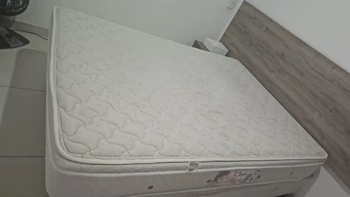 Cama box casal + colchão Castor