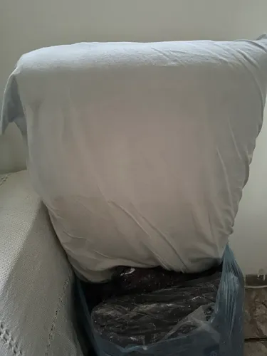 Cobertas e travesseiros para doação