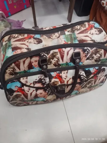 Mala de viagem bolsa modelo retro 