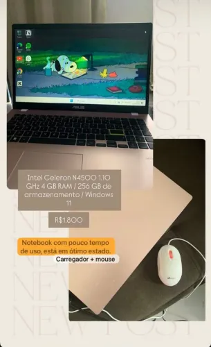 VENDA DE NOTEBOOK ASUS