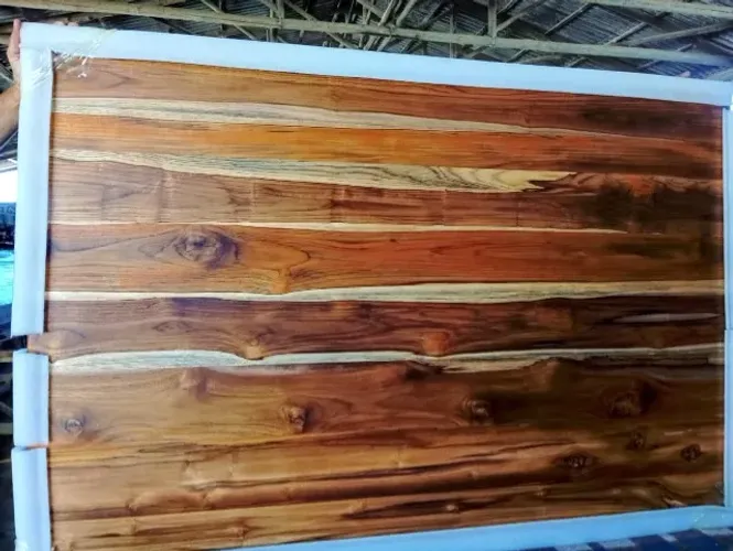 Tampo Madeira Teca 150x100 3.5m Espessura 100% Maciço Gamer