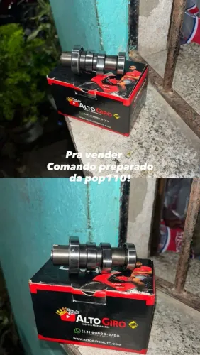Comando de pop 110 alto giro