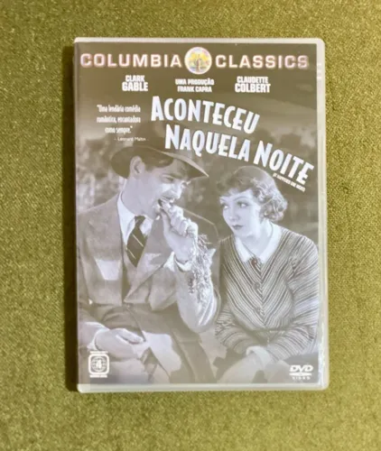 DVD Aconteceu Naquela Noite (Oscar de Melhor: Filme, Diretor, Ator, Atriz e Roteiro)