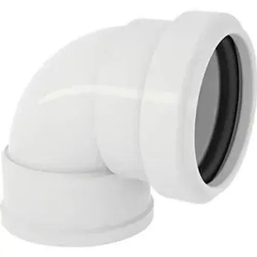 Joelho esgoto 90° 40mm com anel fortlev 