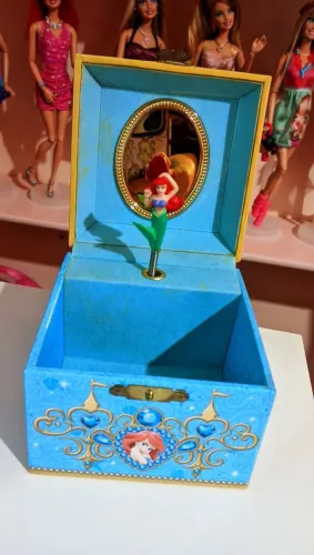 Caixinha de Música/Porta Jóias Original Disney A Pequena Sereia