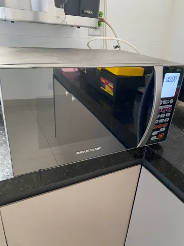 Microondas Brastemp ative espelhado inox! 30L 127v