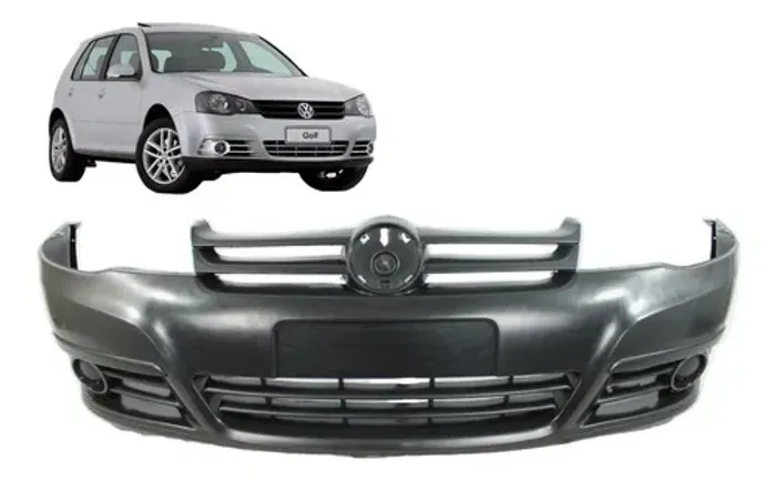 Parachoque Golf 2008 2009 2010 2011 2012 13 S/furo Original Preto