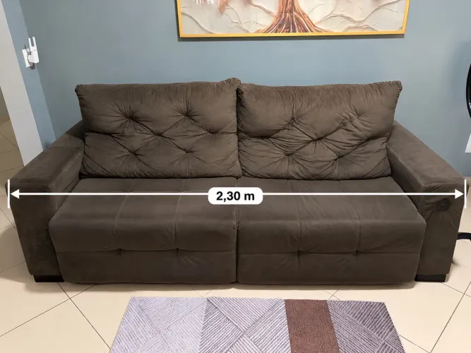 Sofá retrátil/reclinável