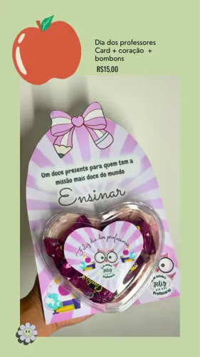 Dia dos professores / presente / lembrancinha 