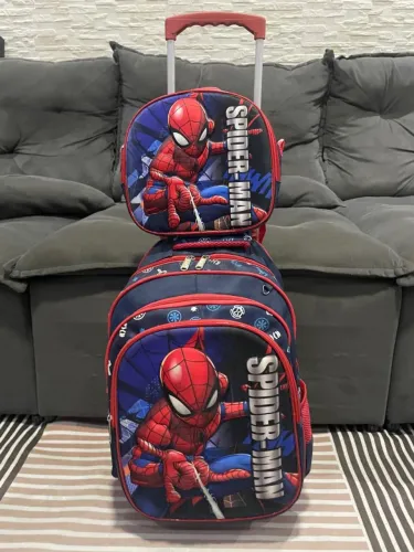 MOCHILA INFANTIL HOMEM ARANHA 