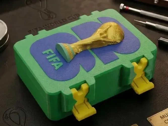 Porta carta copa do mundo 2026 (presente criativo,brinde, empresa, impressão 3d)