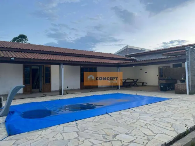 Chácara com 4 dormitórios à venda, 1000 m² por R$ 900.000,00 - Clube dos Oficiais - Suzano