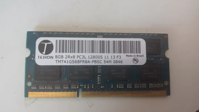 Memória ddr3 8gb notebook