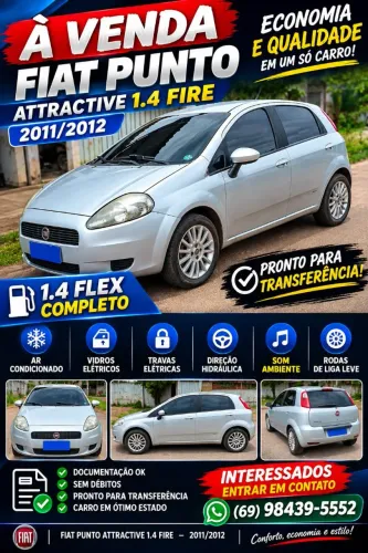 Fiat Punto Attractive 1.4 Fire Flex 8V 5P 2012