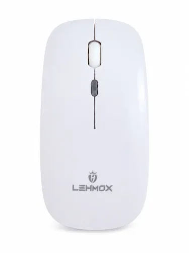 Mouse Sem Fio Recarregável Lehmox LEY-181 - Dual Mode (Bluetooth + 2.4GHz)