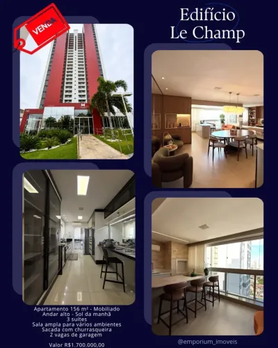 VENDA | EDIFÍCIO LE CHAMP JARDIM CUIABÁ