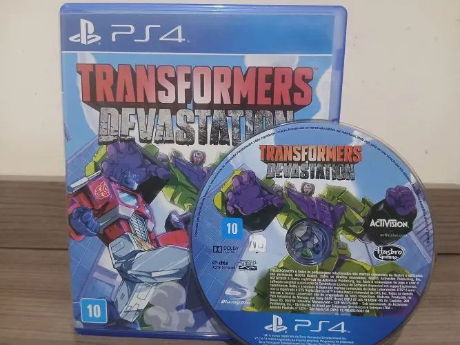 Transformers Devastation - jogo raro ps4 (item de colecionador)